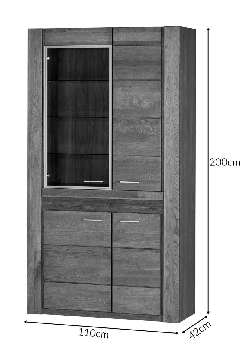 Przeszklona witryna Velvet 12 - wymiary