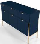 Elegancka granatowa komoda Polka glamour