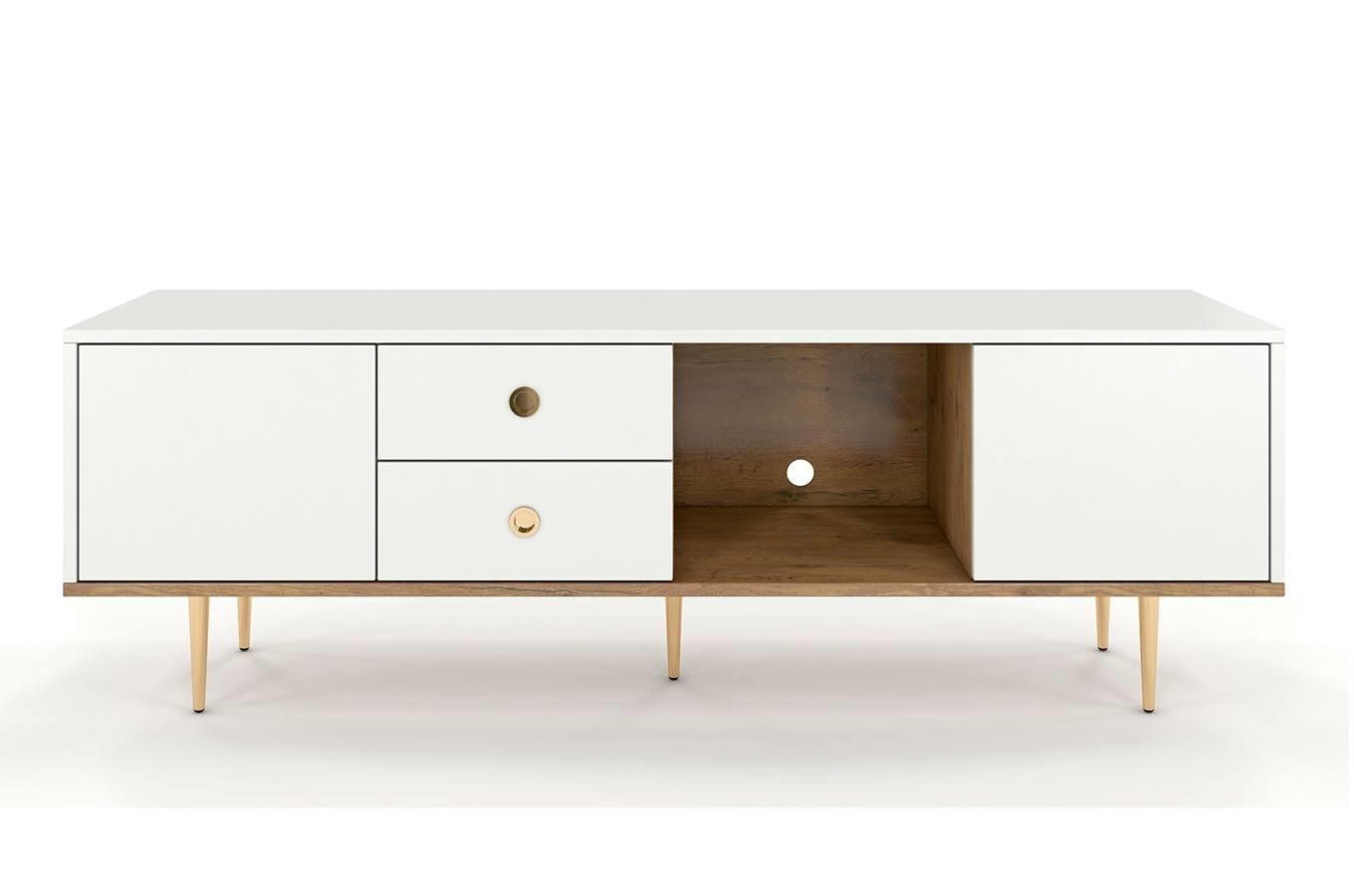 szafka RTV biała Harmoni Skandica