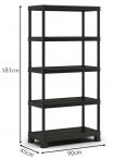 Regał warsztatowy 2w1 Plus Shelf Tribac 90/5 90x45x181 cm
