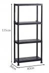 Plus Shelf 60/4	60x30x135H