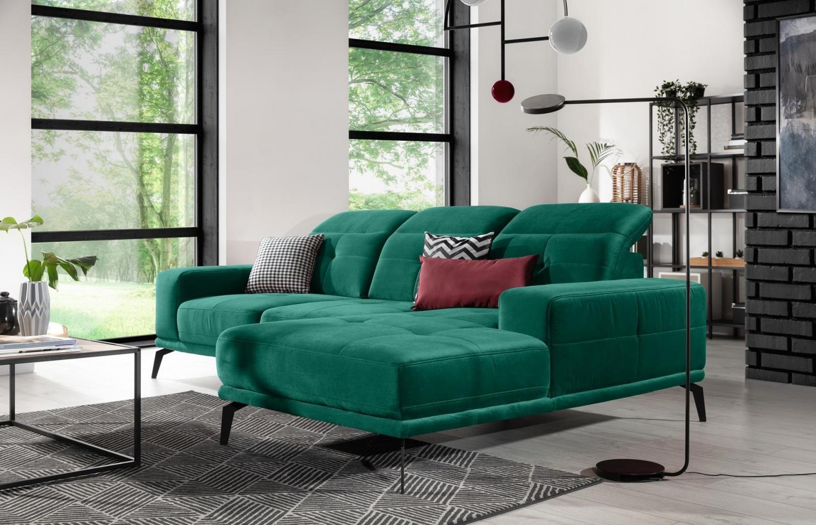 prawostronna rogówka welurowa butelkowozielona