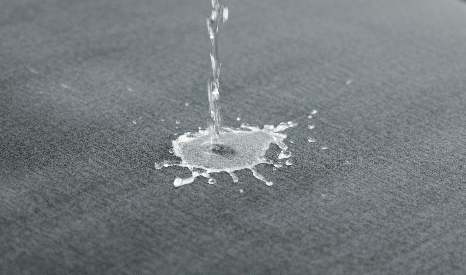 szara tkanina welurowa wodoodporna