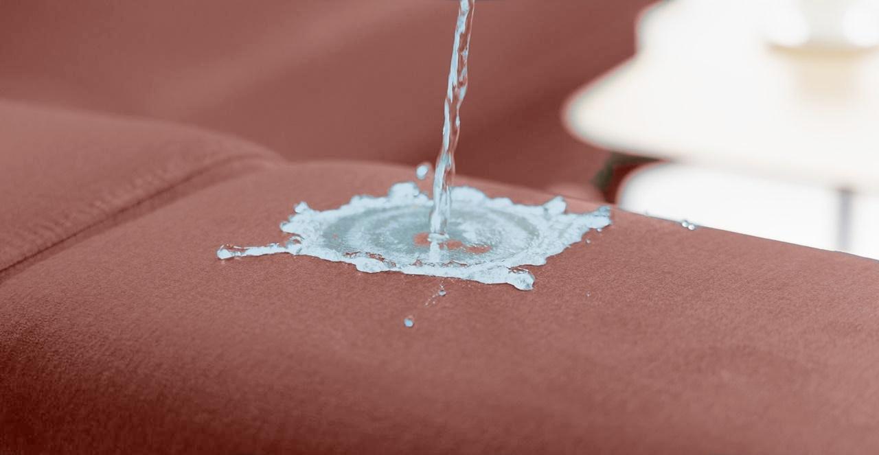 różowa welurowa tkanina wodoodporna