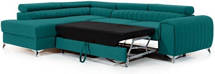 rozkładanie morskiego narożnika nowoczesnego