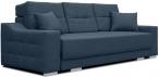Granatowa rozkładana kanapa do salonu 255cm Cypis Monolith 77