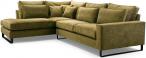 Narożnik Corblack w stylu loft 314x224 cm lewostronny
