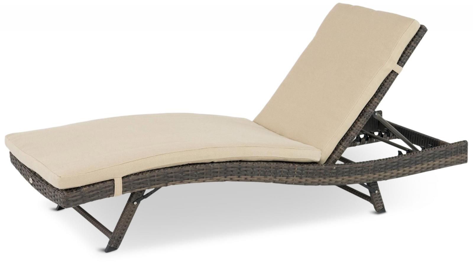 leżak ogrodowy z regulacją