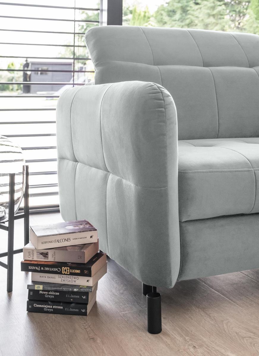 zgrabne podłokietniki narożnika