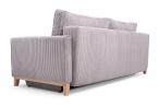 Sofa Aris szara sztruksowa 214x104cm