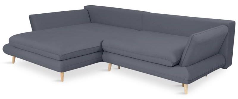 Stylowy narożnik Monte na drewnianych nogach