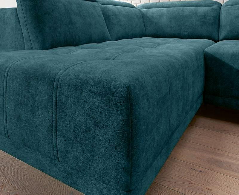 niebieski pikowany narożnik