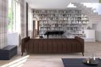 Brązowa sofa rozkładana Molly 226x101 cm Riviera 26