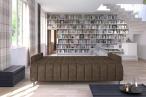 Brązowa sofa rozkładana Molly 226x101 cm Riviera 26