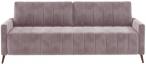 Różowa kanapa rozkładana Molly 226x101 cm Riviera 62