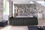 Nowoczesna grafitowa sofa Molly 226x101 cm Riviera 97