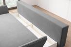 Sofa Monte 242x110 cm jasnoszara Solar 80