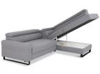 narożnik Livio 249x184 cm Evolution 15 silver prawy