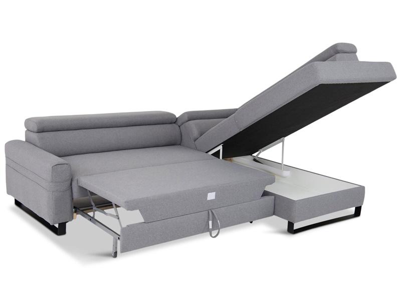 pojemnik w szarym narożniku Livio