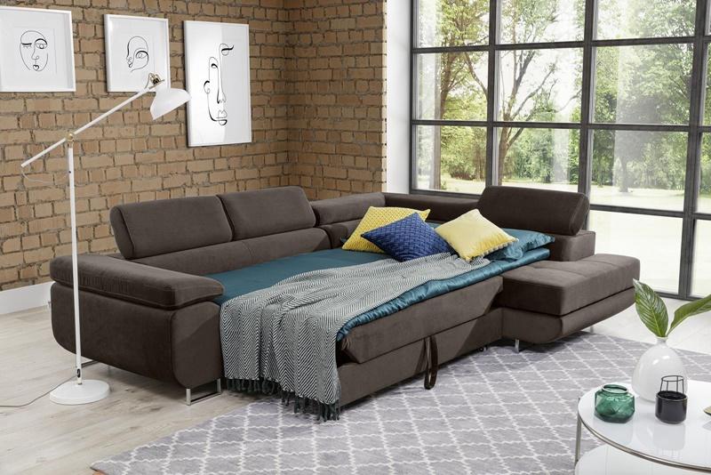 brązowy wypoczynek w nowoczesnym stylu eltap