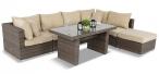 Komplet modułowy technorattan premium Nilamito VIII Double Brown PLUS