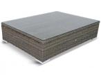 Ekskluzywne meble ogrodowe technorattan Nilamito IX Double Brown & Beige
