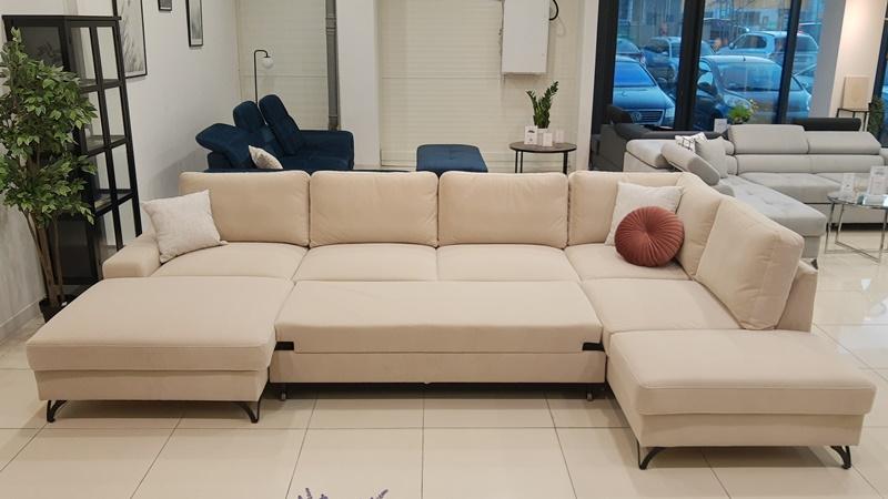 narożnik Flavio U - rozłożony