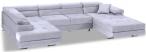 Lewostronny narożnik w kształcie litery U Rodrigo 345x202cm Paros 05 szary