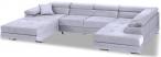 Narożnik szary w kształcie litery U Rodrigo 345x202cm Paros 05 prawy