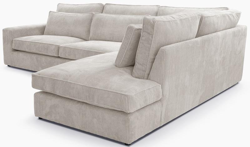 beżowy narożnik boho wolnostojący