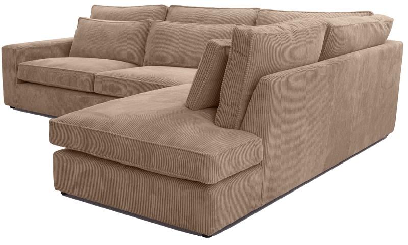 narożnik obity tkaniną z tyłu