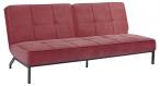 Koralowa sofa na nóżkach Perugia Actona 198x95x87 cm