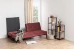 Koralowa sofa na nóżkach Perugia Actona 198x95x87 cm
