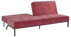 Koralowa sofa na nóżkach Perugia Actona 198x95x87 cm