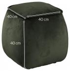 Pufa Mie Actona 40x40 antracyt