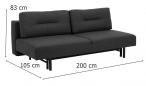 Rozkładana sofa z poduszkami Malling Actona 120x105 cm