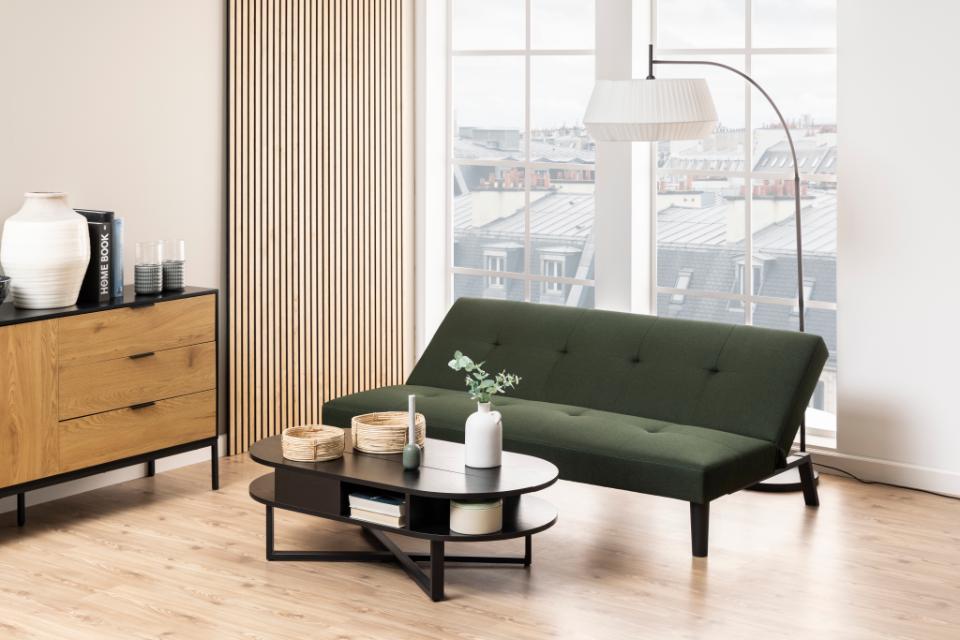 minimalistyczna prosta sofa Mimpi Actona