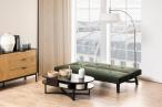 Minimalistyczna sofa Mimpi w kolorze ciemnozielonym Actona