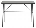 Czarne biurko Pascal Actona industrialne geometryczne 100x55 cm