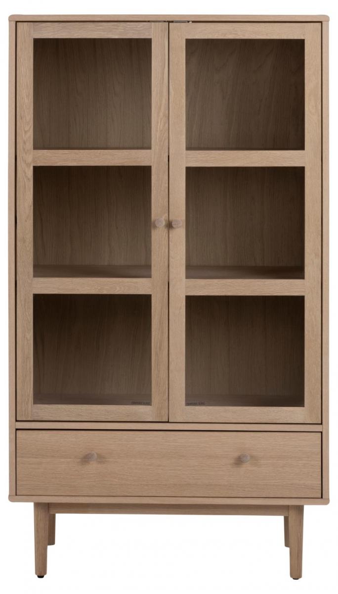 drewniana przeszklona witryna na książki Aston Actona