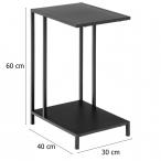 Czarny stolik pod laptopa Newcastle Actona