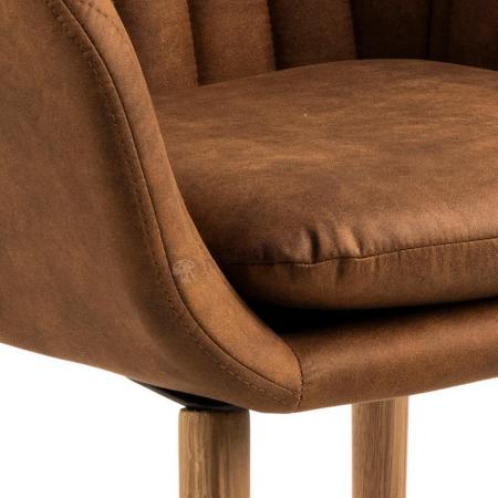 tapicerowane krzesło camel - siedzisko i oparcie