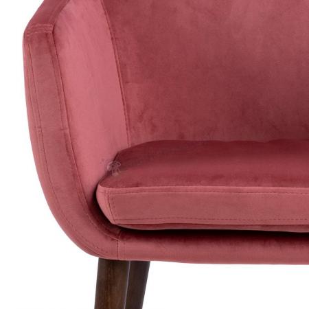 siedzisko z poduszką miedzianego fotela