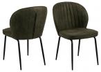 Krzesło jadalniane w stylu loft Patricia Actona olive green