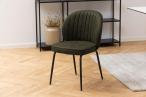 Krzesło jadalniane w stylu loft Patricia Actona olive green