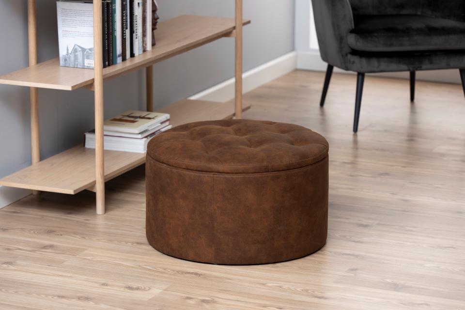 brązowa pufa retina actona camel