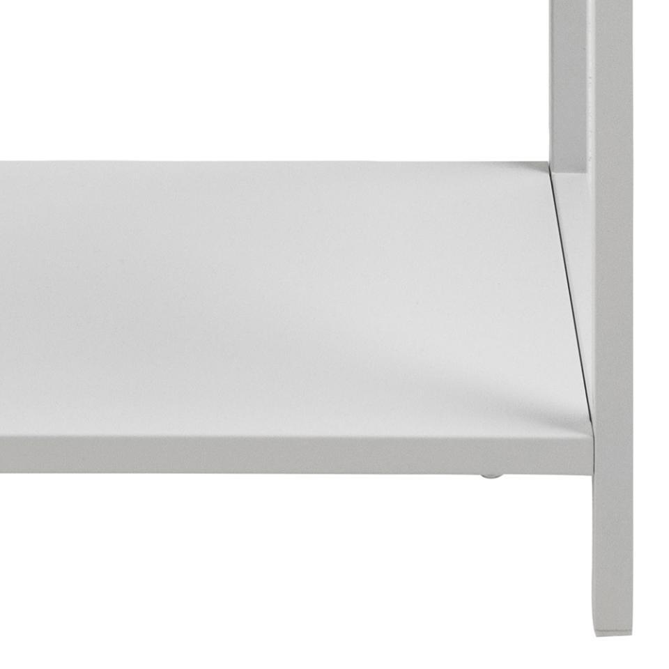 biała konsola do przedpokoju - detale