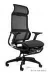Ergonomiczny fotel biurowy Space z podnóżkiem