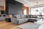 Narożnik Larde z funkcją spania 280x178 cm prawy Solid 09