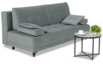Sofa City z funkcją spania 201x108 cm Matt Velvet 97 - Jasnoszara
